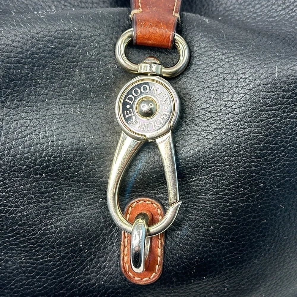 Dooney & Bourke Black Pebble Grain Shoulder Bag